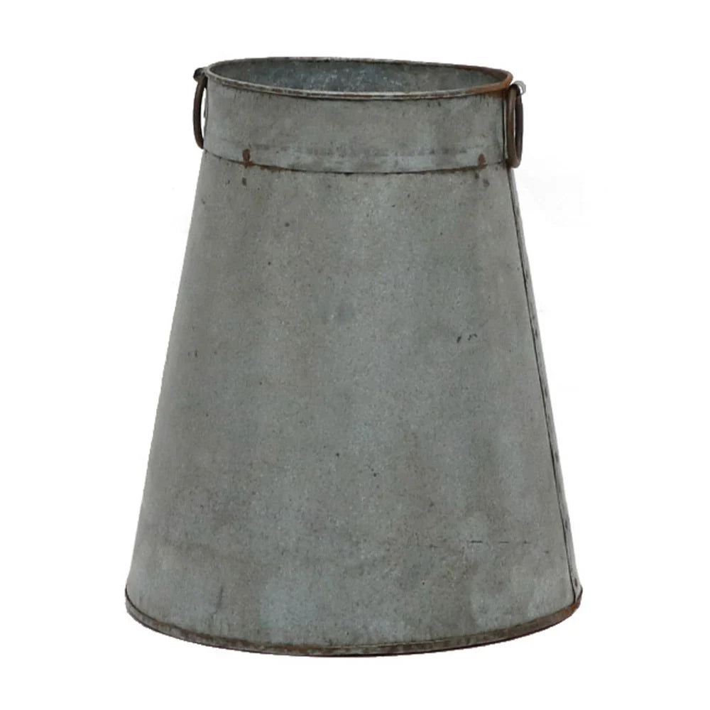 Rustic Iron Tapered Planter