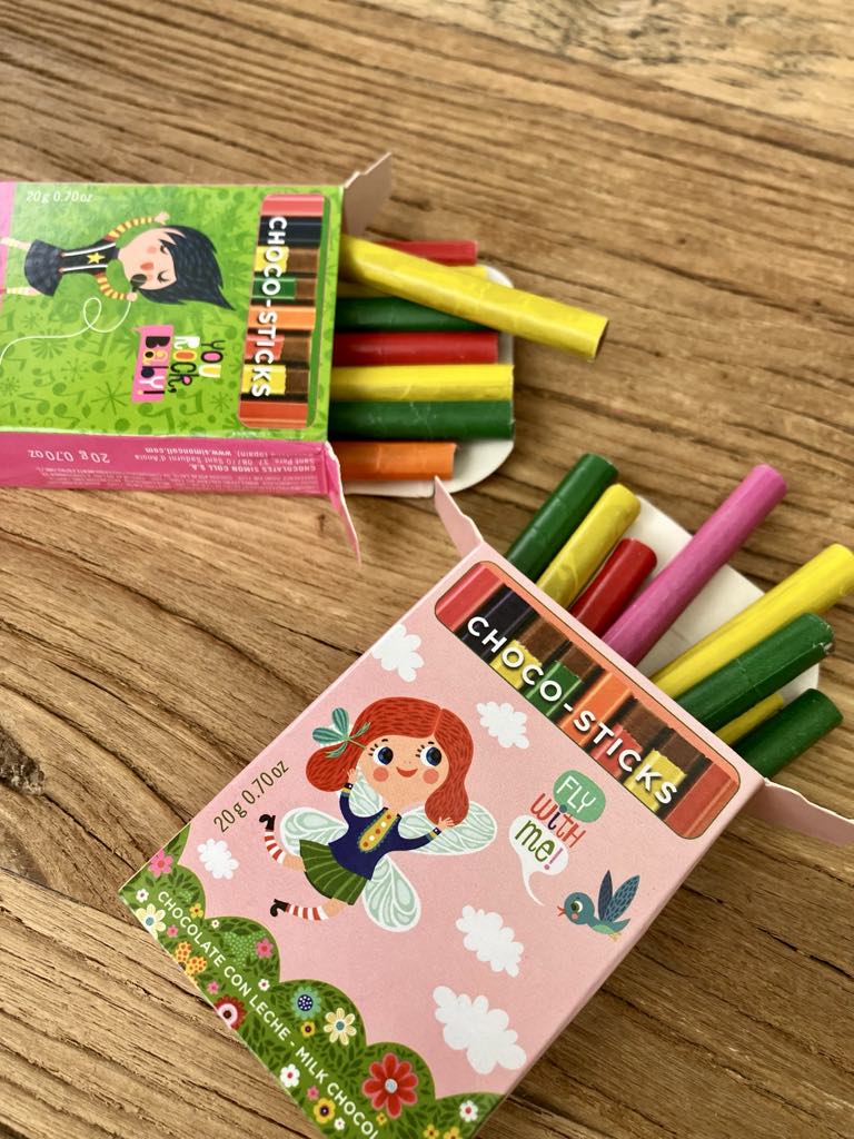Simon Coll - Choco Sticks (Assorted Designs) 20g