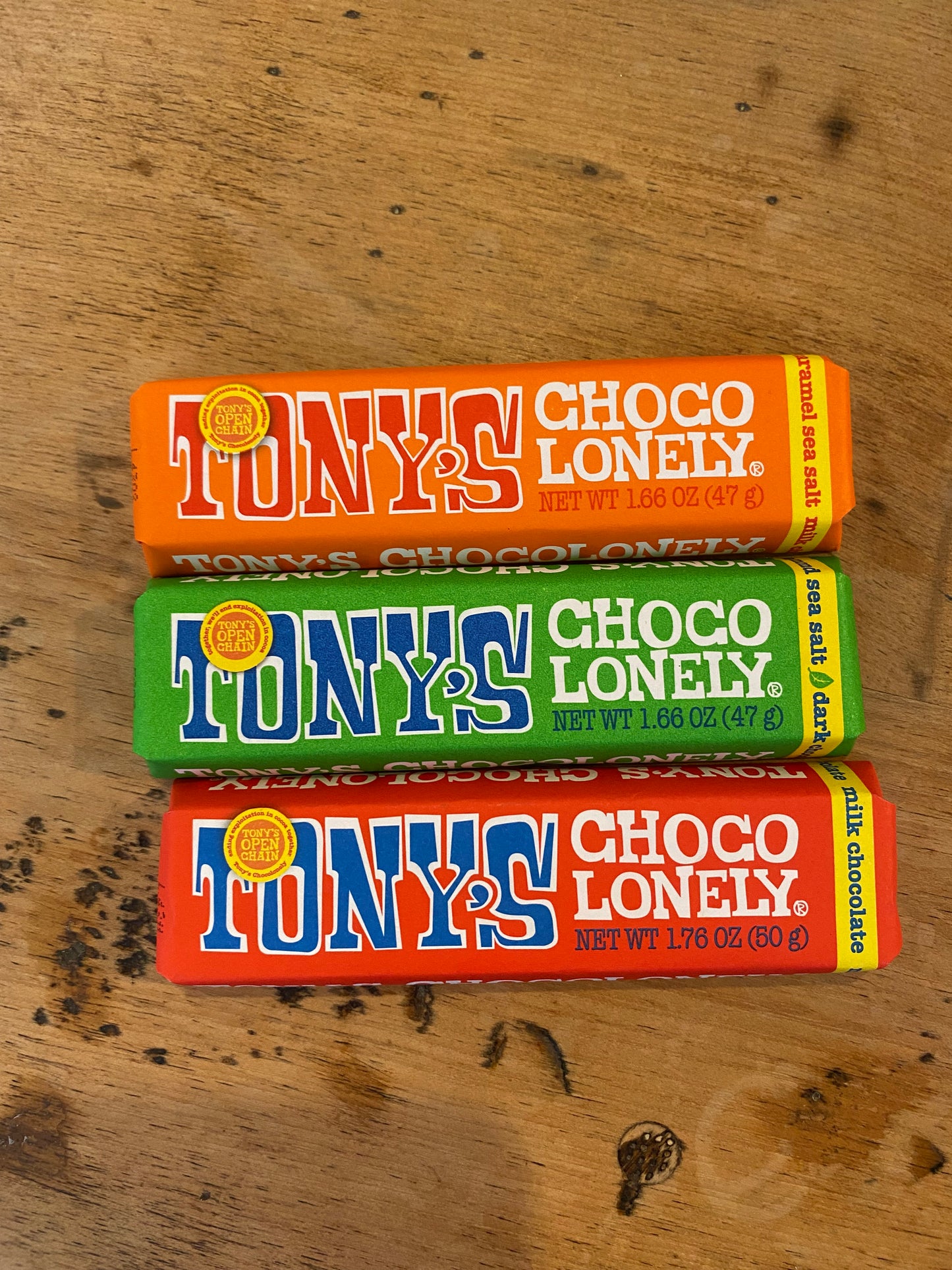 Tonys Mini Choccy Bar - Milk Chocolate Salted Caramel