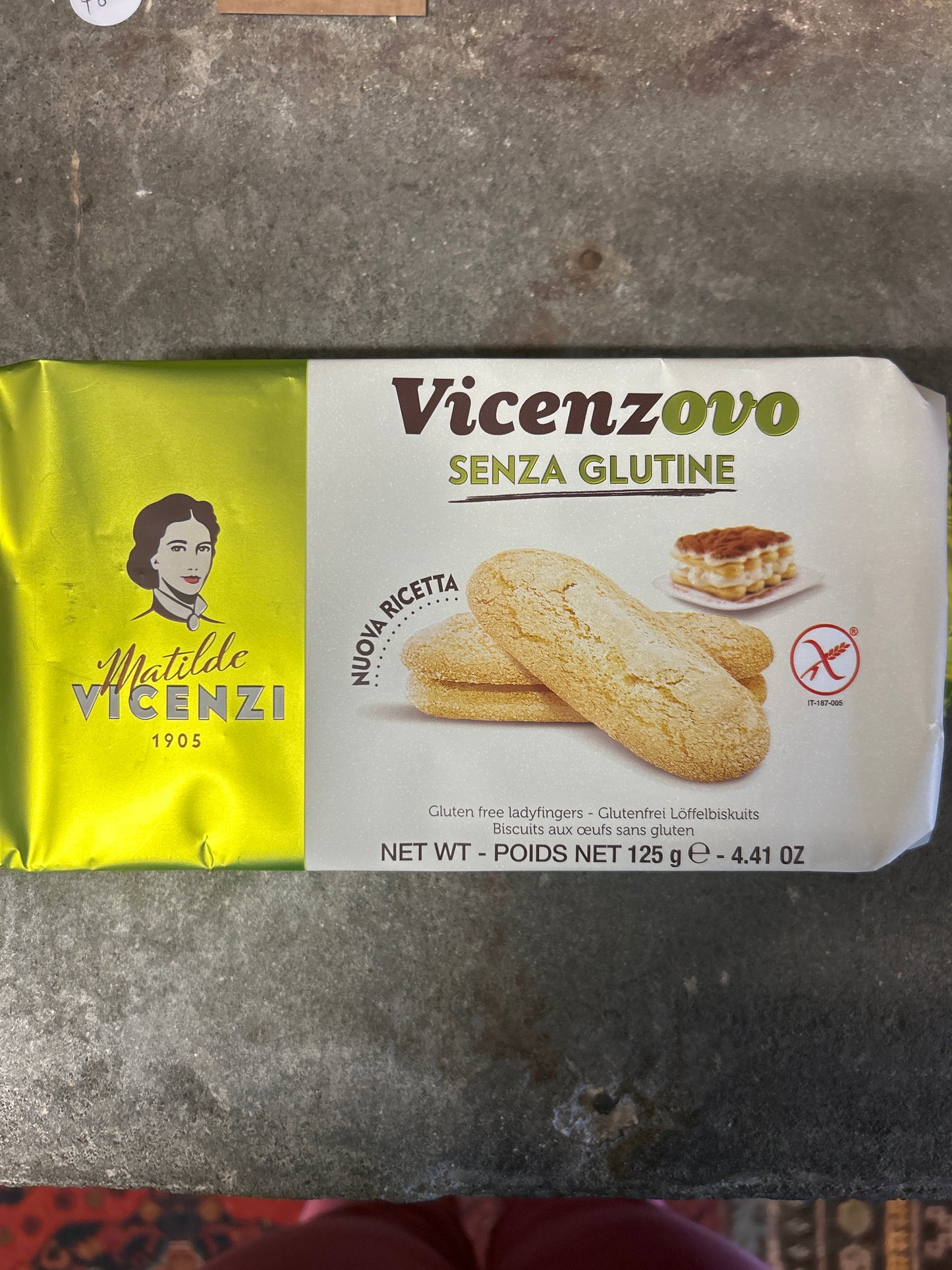 Vicenzovo - Italian Lady Fingers (Gluten Free) (125g)