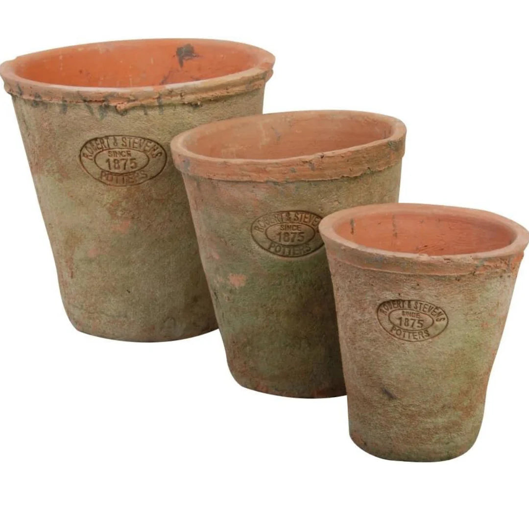 Triple Piece Terracotta Pots