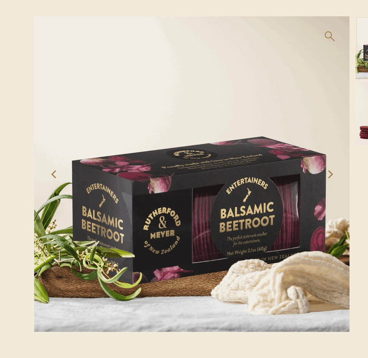 Rutherford & Meyer - Balsamic Beetroot Crackers