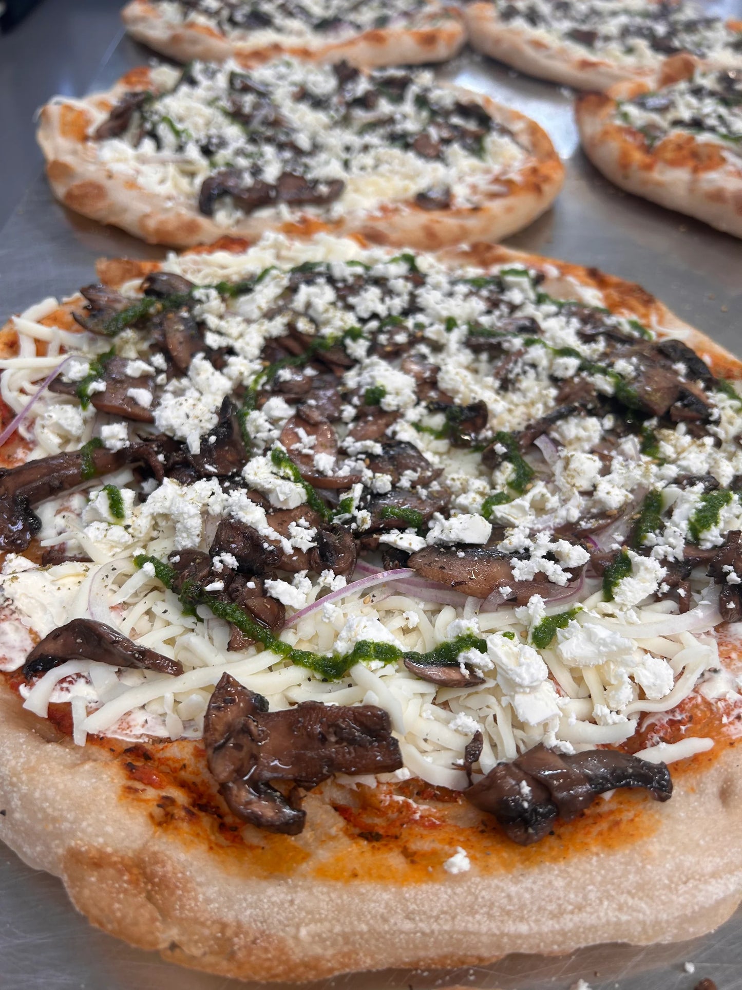 Greenhouse Pizza - Garlic Mushroom Feta