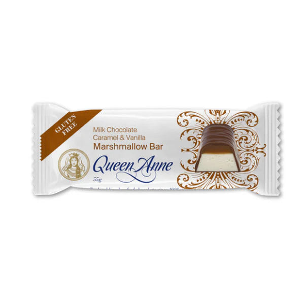 Queen Anne Chocolate - Caramel and Dark Chocolate Marshmallow Bars