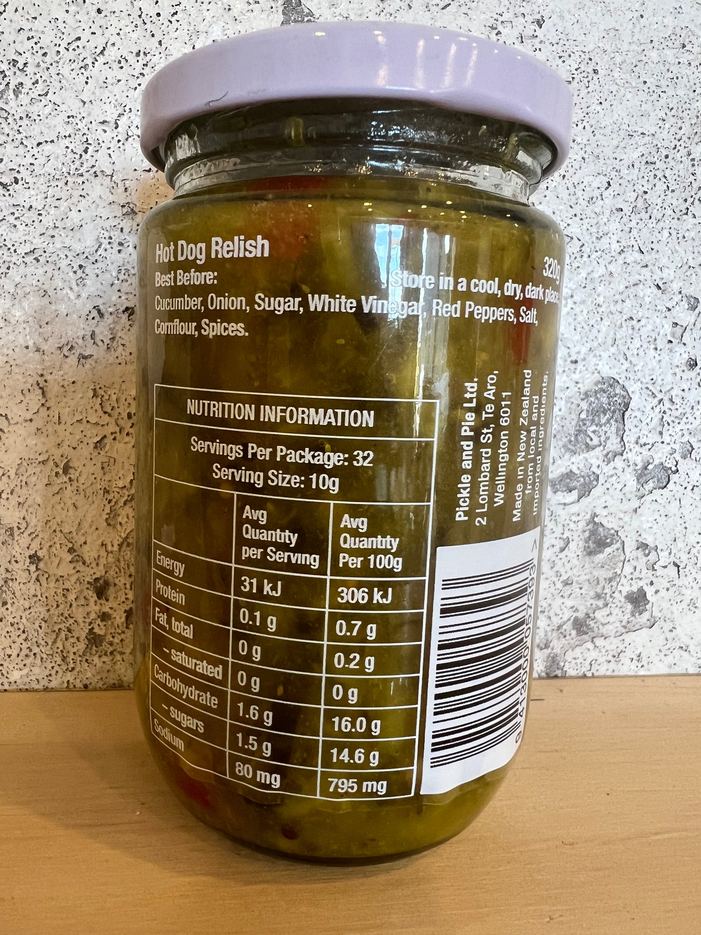 Pickle & Pie Hot Dog Relish