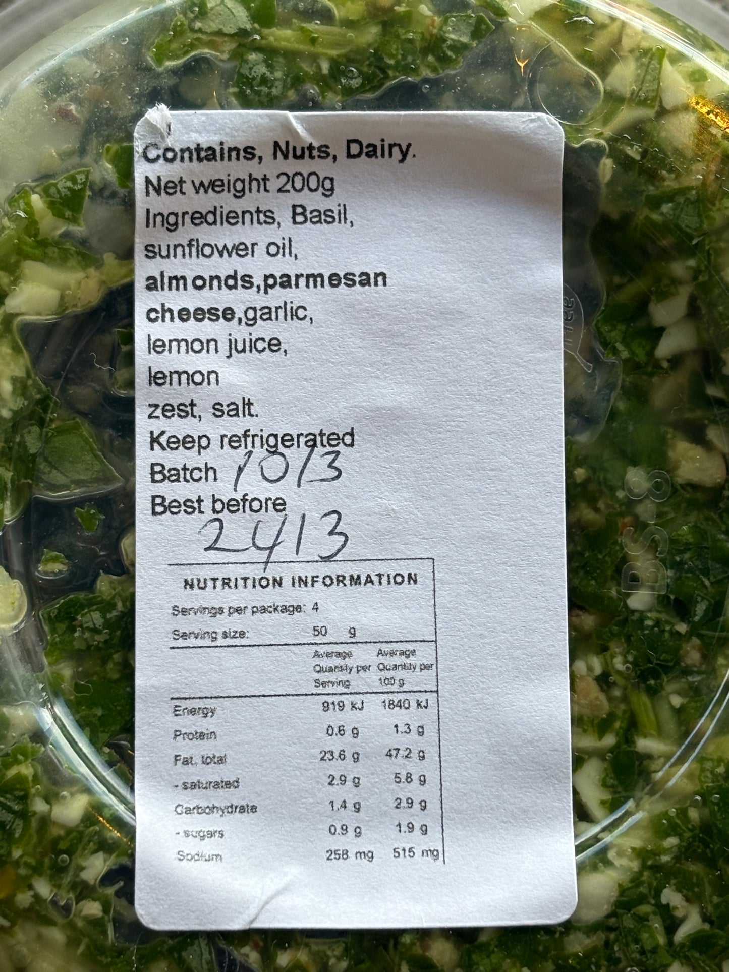 Basil Pesto - Wild Harvest Kitchen