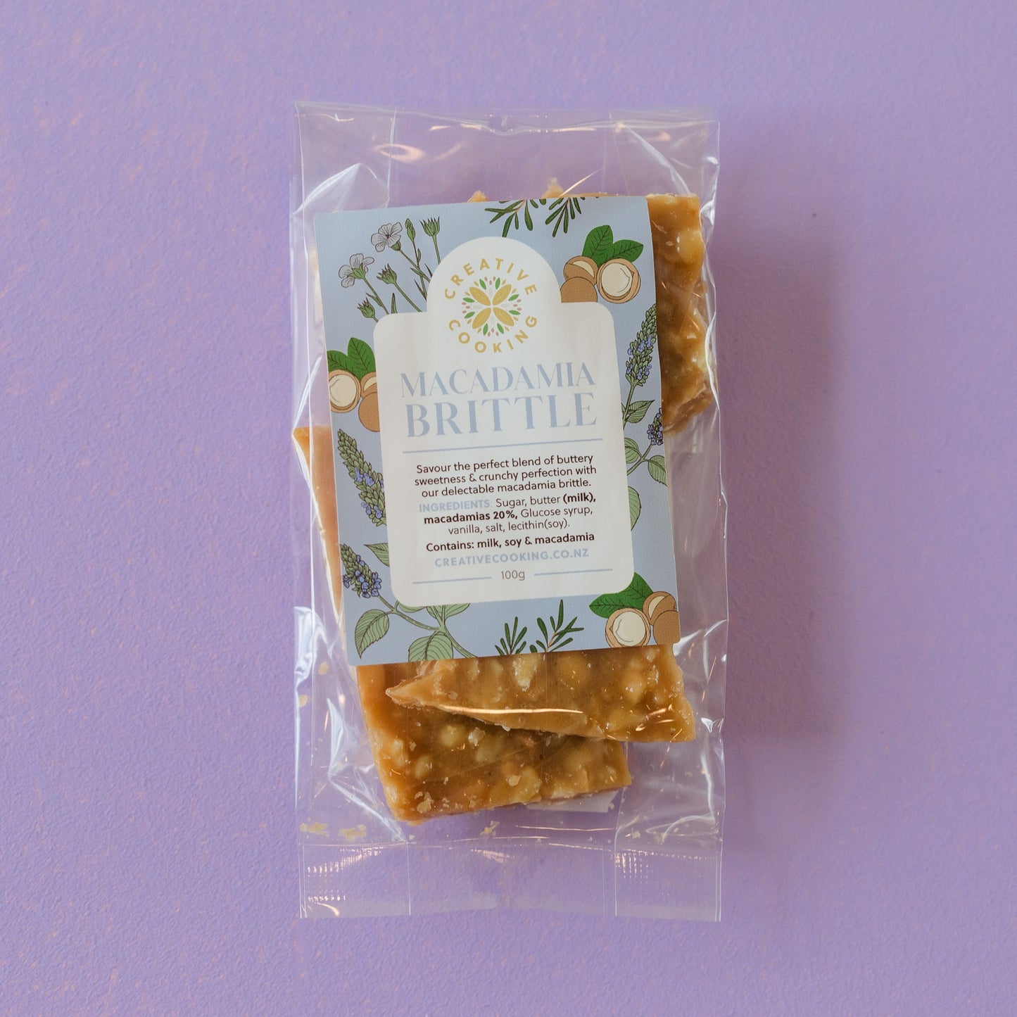 Macadamia Brittle (100g)