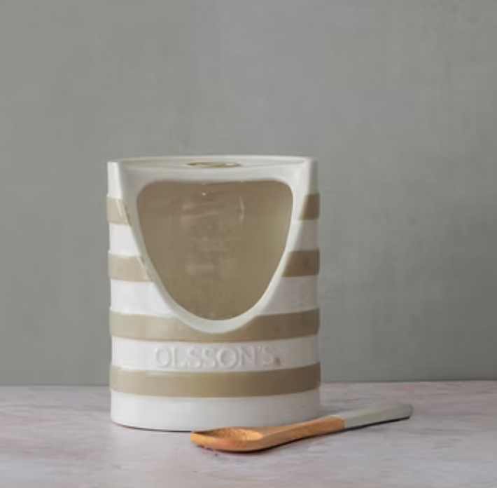 Olsson's - Salt Pinch Pot with Bamboo Spoon