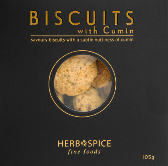 Cumin Savoury Biscuits BLACK - Herb & Spice (105g)