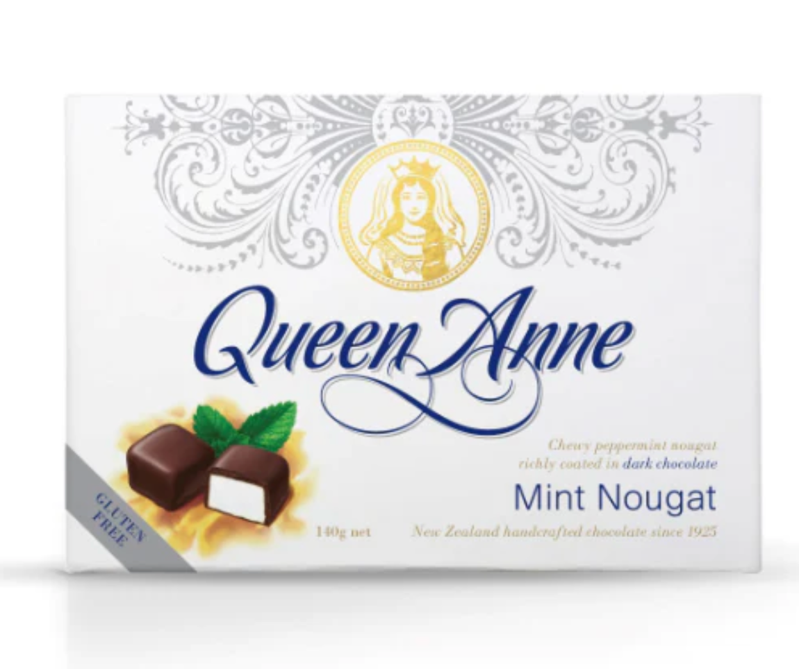 Queen Anne Chocolate - Dark Chocolate Mint Nougat