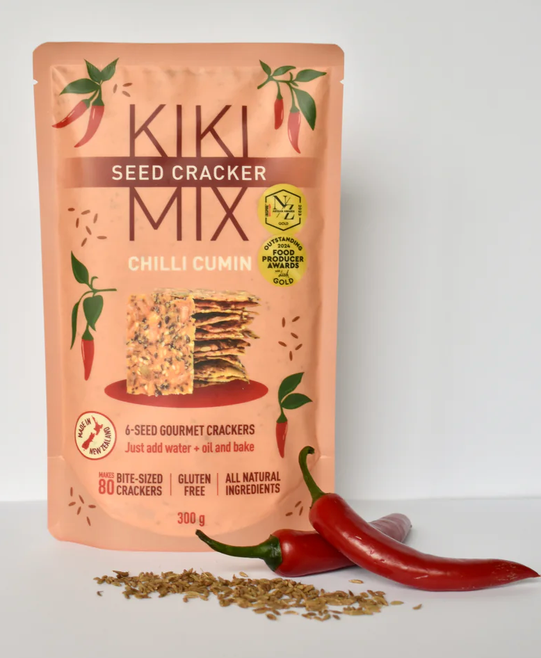 KiKi Seed Cracker Mix - Chilli Cumin (300g)