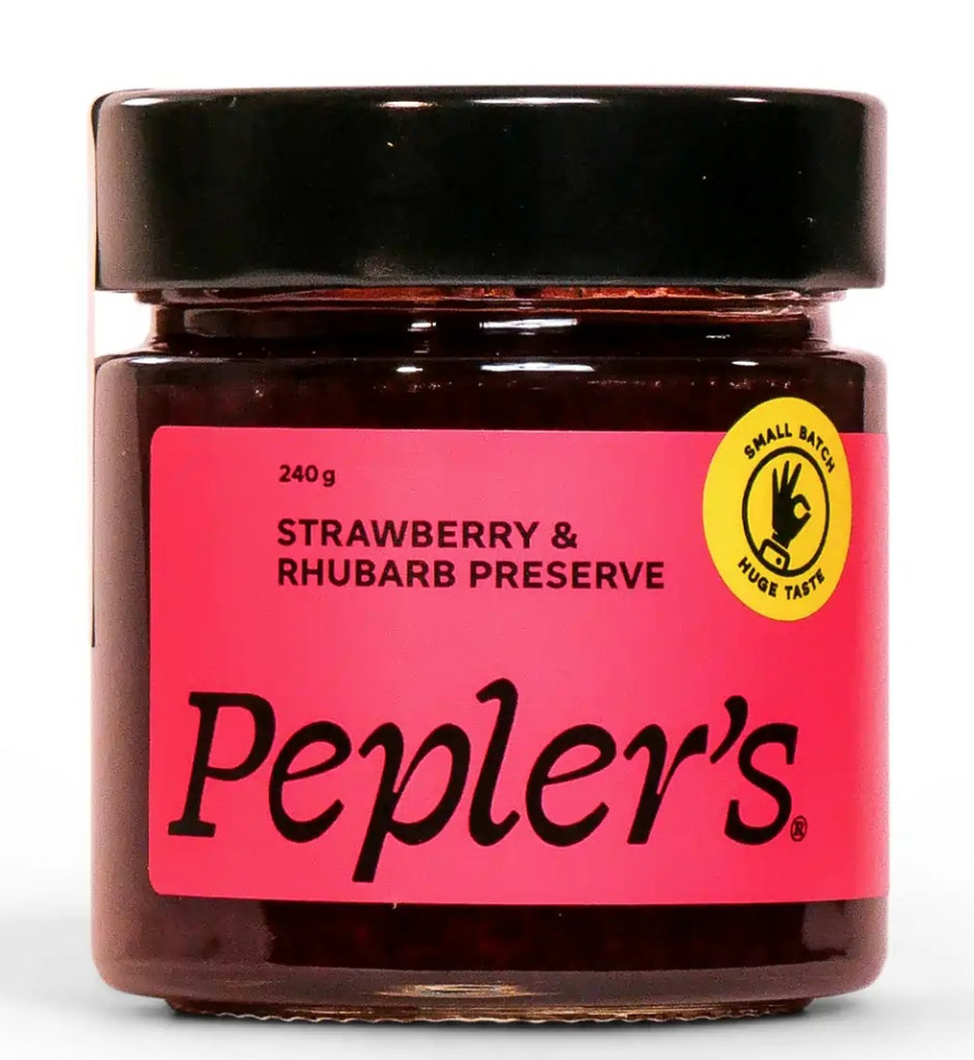Pepler's - Strawberry & Rhubarb Preserve (240g)