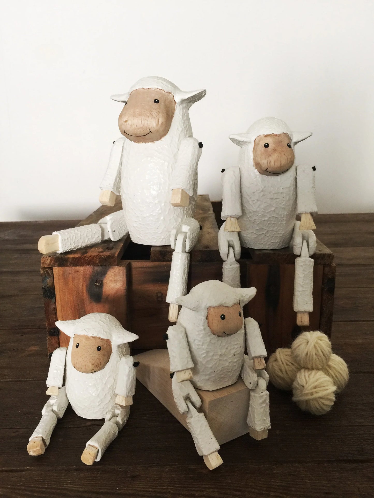 Sheryl the Sheep Dangling Legs - Large