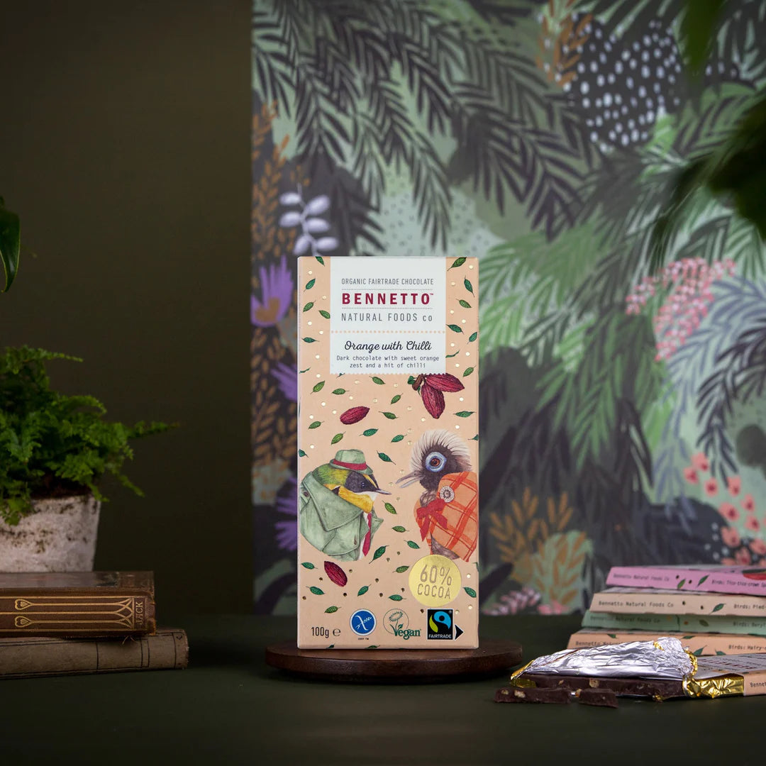 Bennetto - Orange with Chilli Chocolate 80g