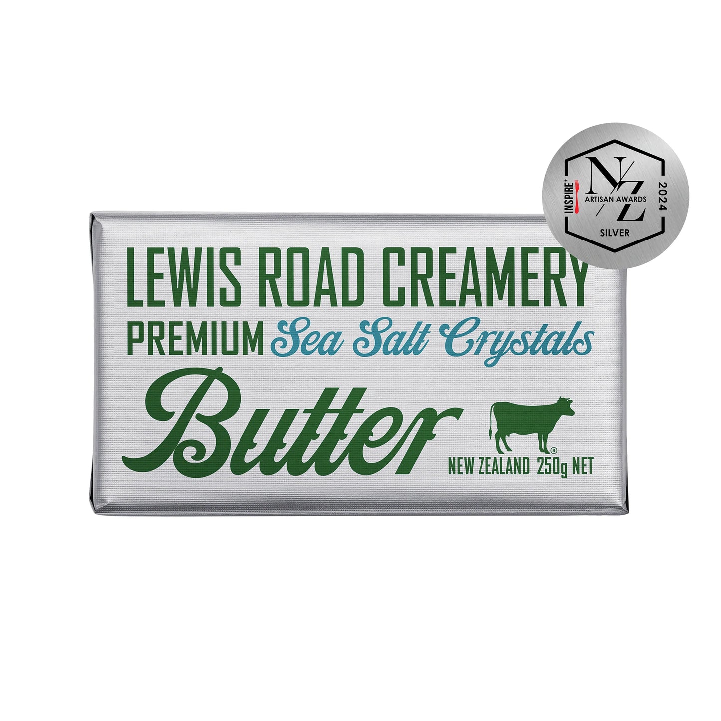 Lewis Road- Premium Sea Salt Crystals Butter- 250g