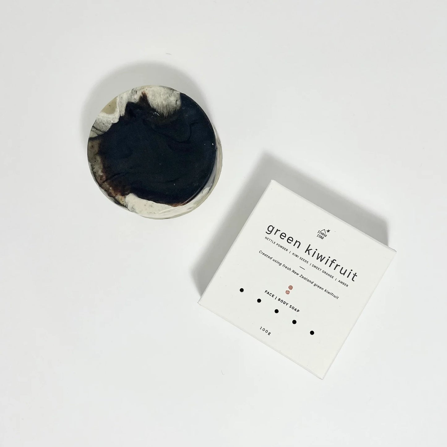 Studio Star- Green Kiwifruit, Face and Body Soap