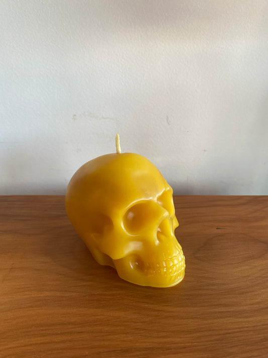 Echo Valley Apiaries - Skull Candle (Yellow)