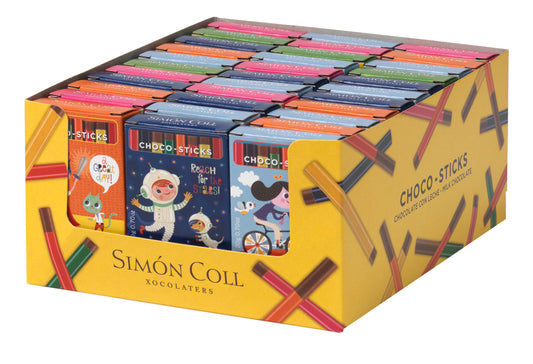 Simon Coll - Choco Sticks (Assorted Designs) 20g
