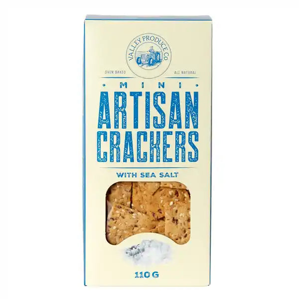 VPC Mini Artisan Crackers with Sea Salt (110g)