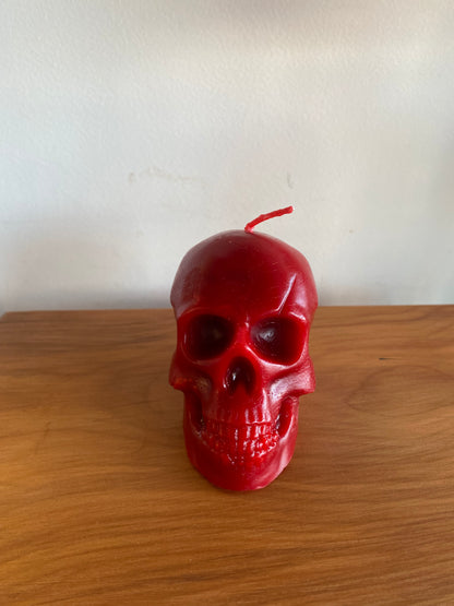 Echo Valley Apiaries - Skull Candle (Red)
