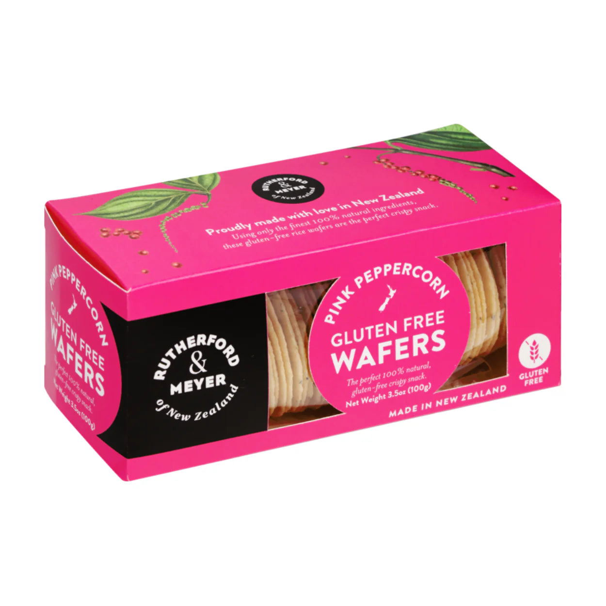 Rutherford & Meyer - Rice Wafers – Pink Peppercorn