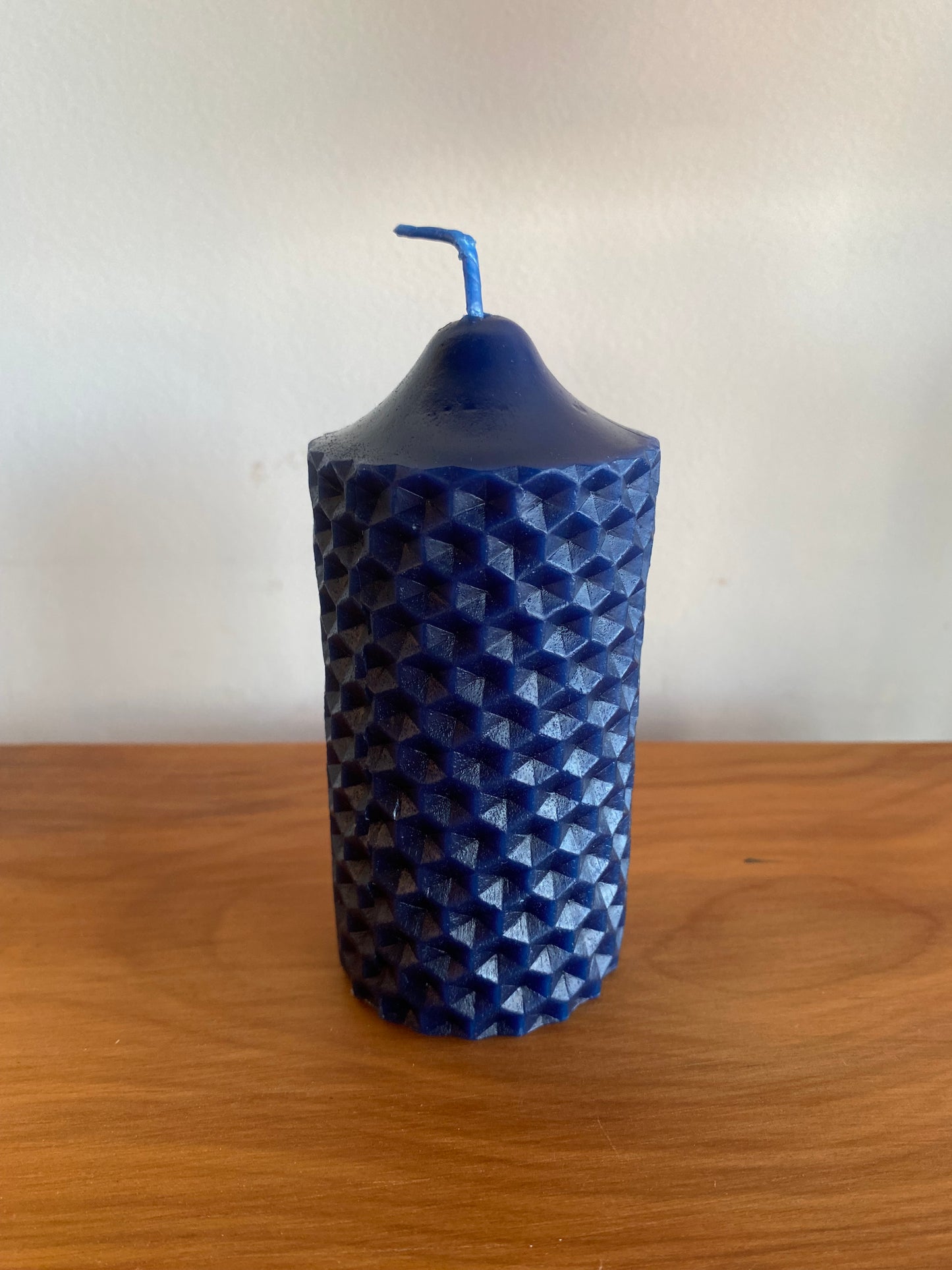 Echo Valley Apiaries - Beeswax Candles (Dark Blue)