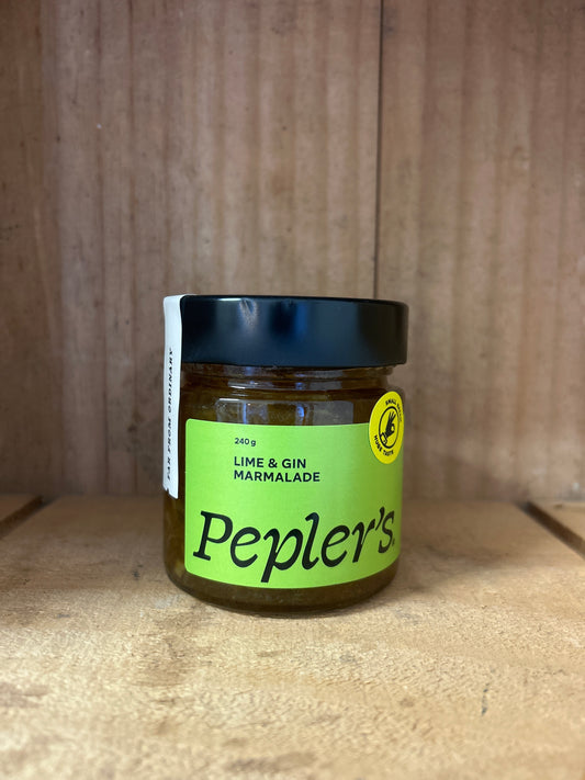 Pepler's - Lime and Gin Marmalade - 240g
