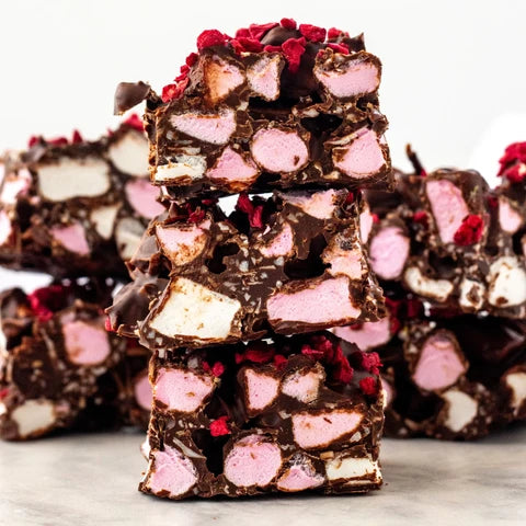 Remarkable Chocolate -  53% Dark Raspberry Rocky Road | Make Me Kit