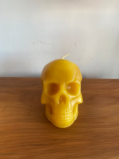Echo Valley Apiaries - Skull Candle (Yellow)