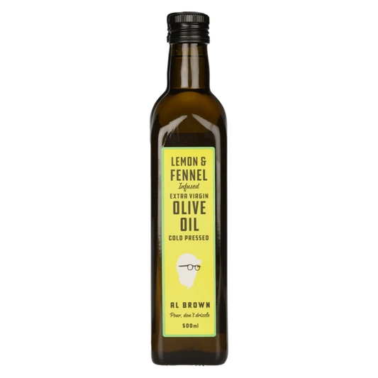 Al Brown Lemon & Fennel Infused Extra Virgin Olive Oil - 500 mls