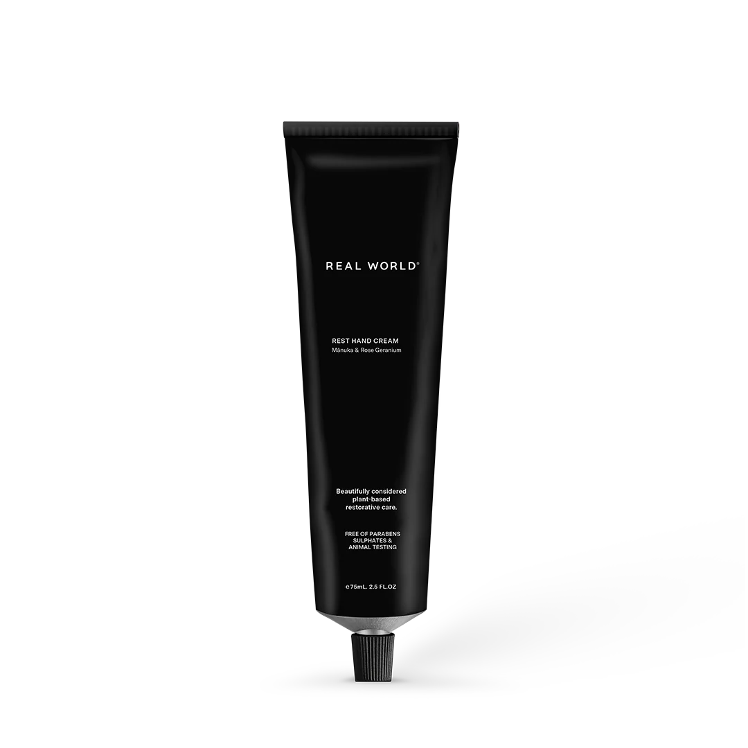 Real World - Mānuka & Rose Geranium HAND Creme (75ml)