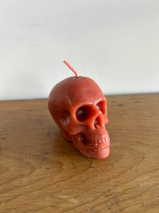 Echo Valley Apiaries - Skull Candle (Terracotta)