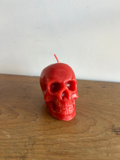 Echo Valley Apiaries - Skull Candle (Dark Pink)