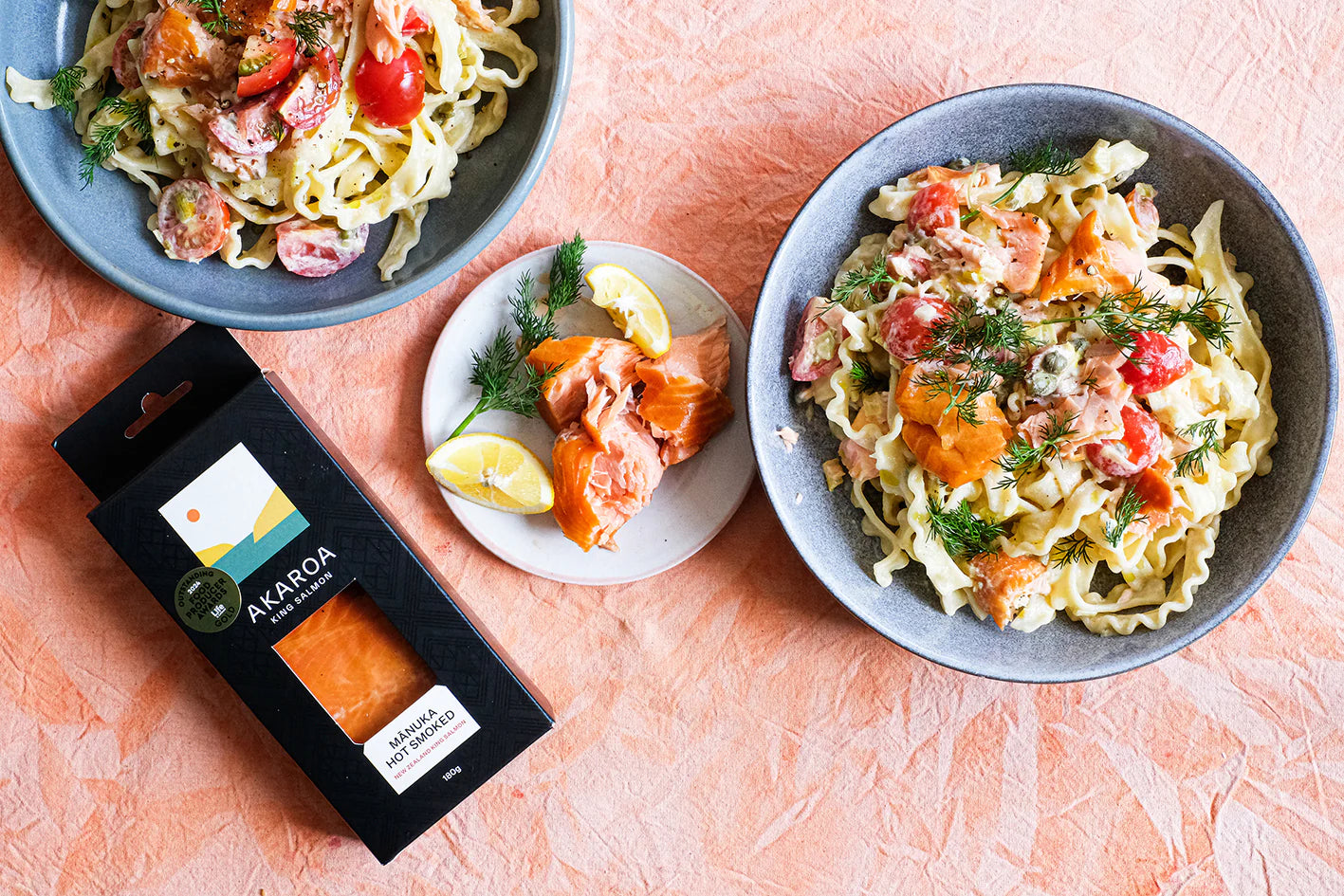 Akaroa Salmon - Hot Smoked Mānuka Salmon Portion 130g