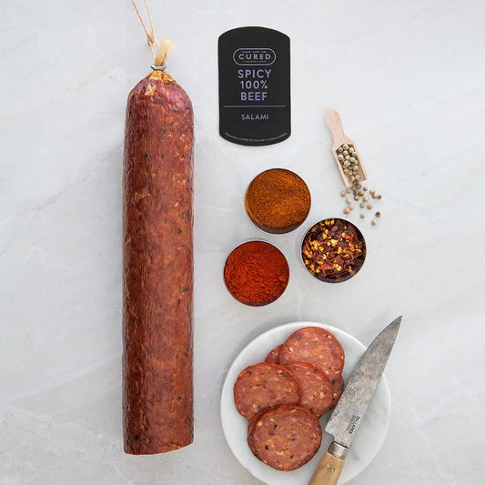 Cured - Spicy Beef Salami (400g)