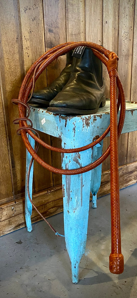 Hand Made Leather Stock Whip