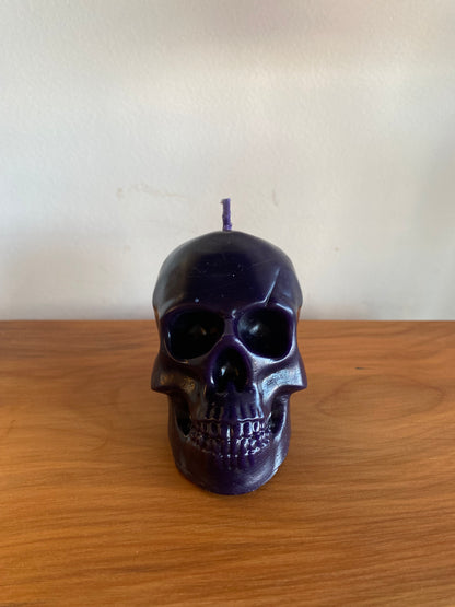 Echo Valley Apiaries - Skull Candle (Purple)