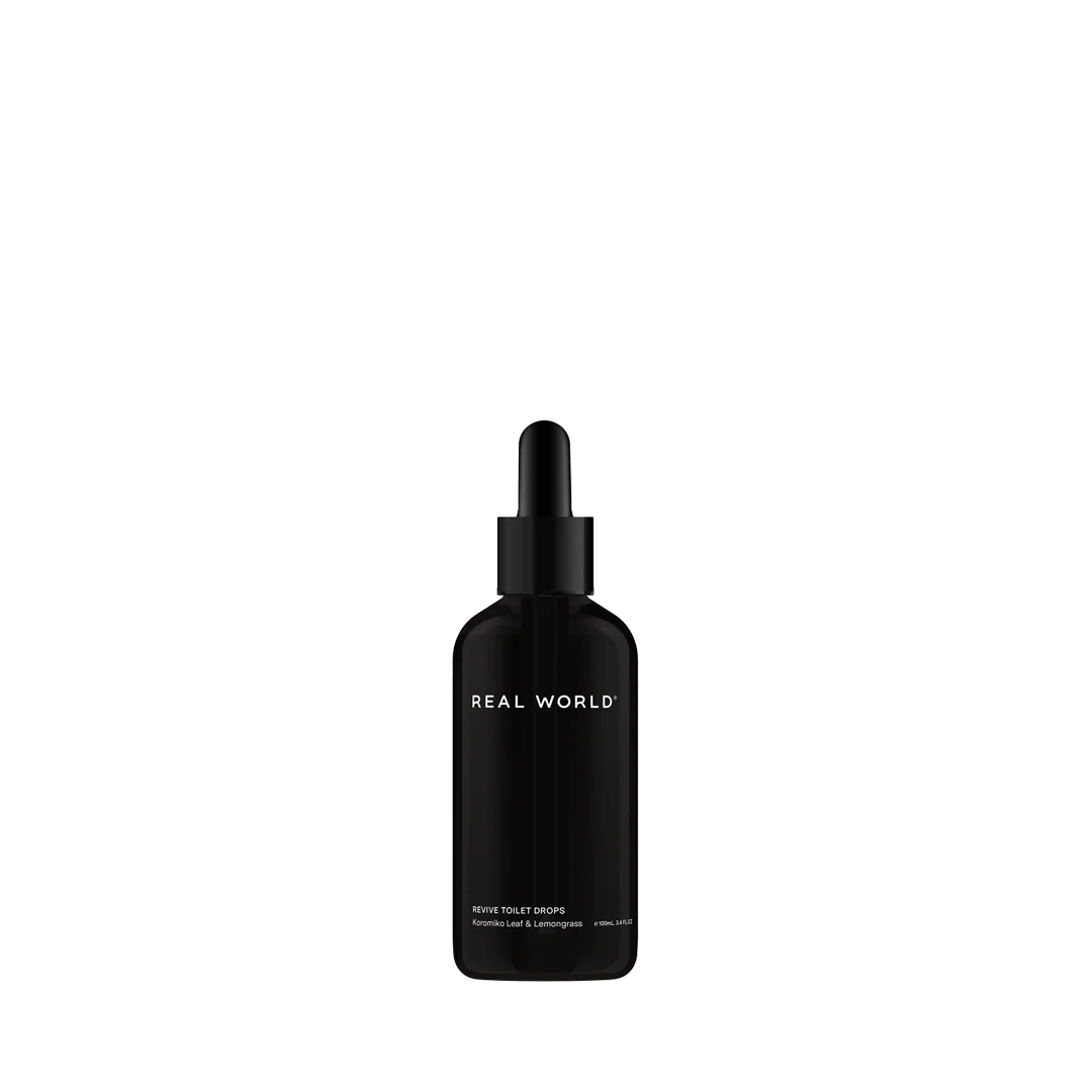 Real World - Koromiko Leaf & Lemongrass Toilet Drops (100ml)