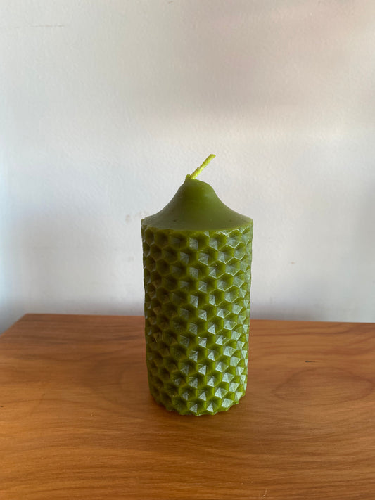 Echo Valley Apiaries - Beeswax Candle (Olive)