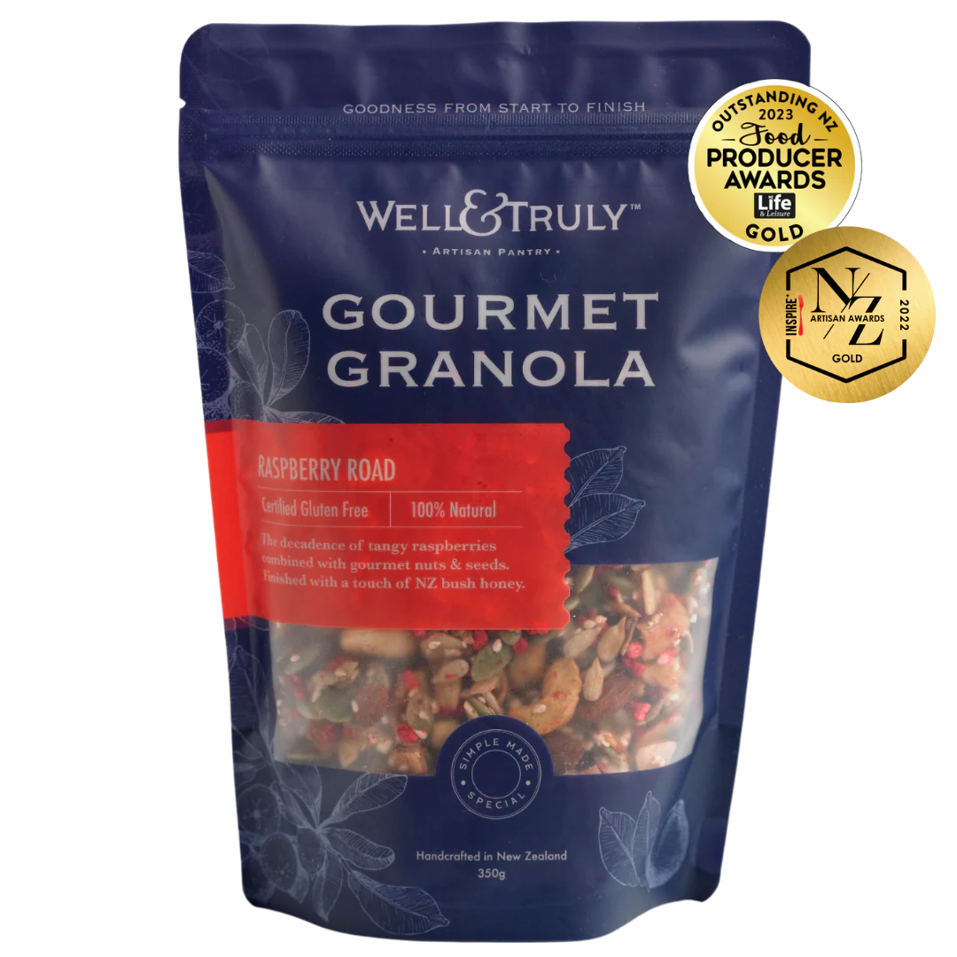 Well & Truly Raspberry Road Granola