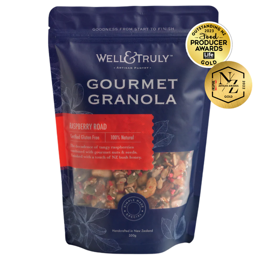 Well & Truly Raspberry Road Granola