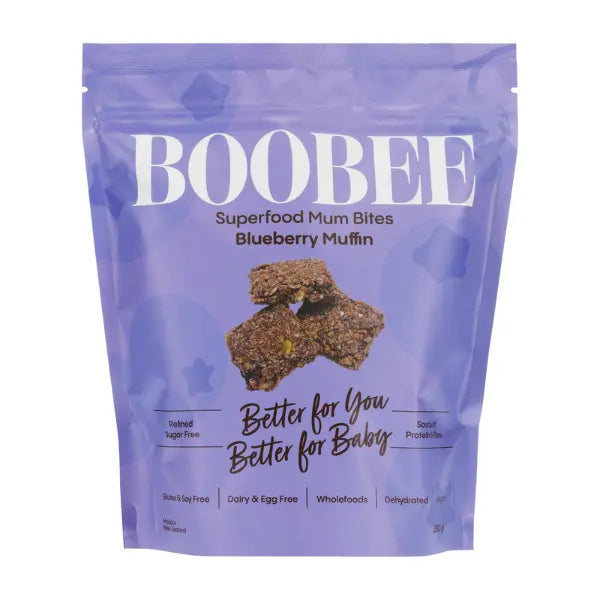 BOOBEE Superfood Mum Bites - Blueberry Muffin