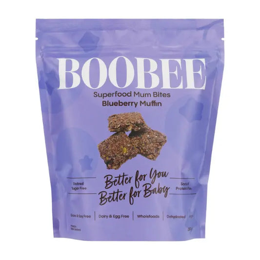 BOOBEE Superfood Mum Bites - Blueberry Muffin