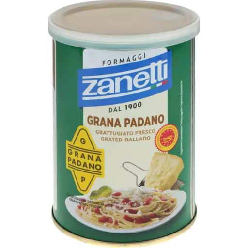 Zanetti Parmesan Grana Padano Grated 160g