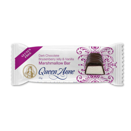 Queen Anne Chocolate - Boysenberry Jelly & Vanilla Marshmallow Bars