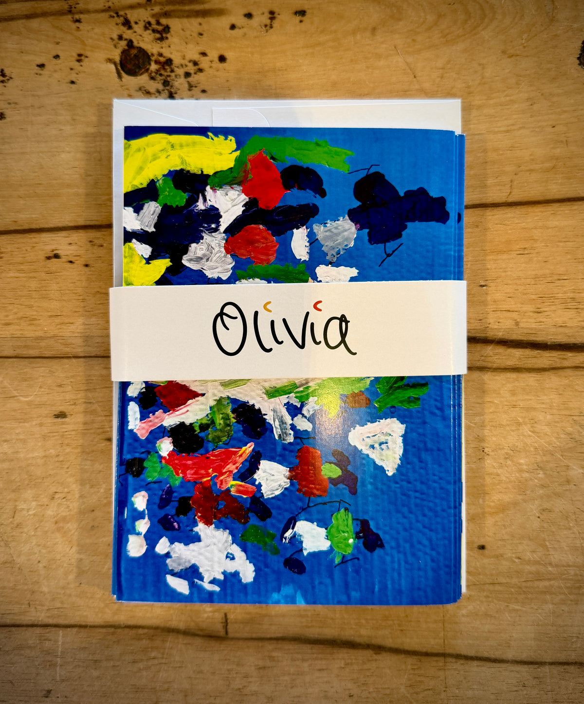 'Hi Olivia' - 8 pack of gift cards