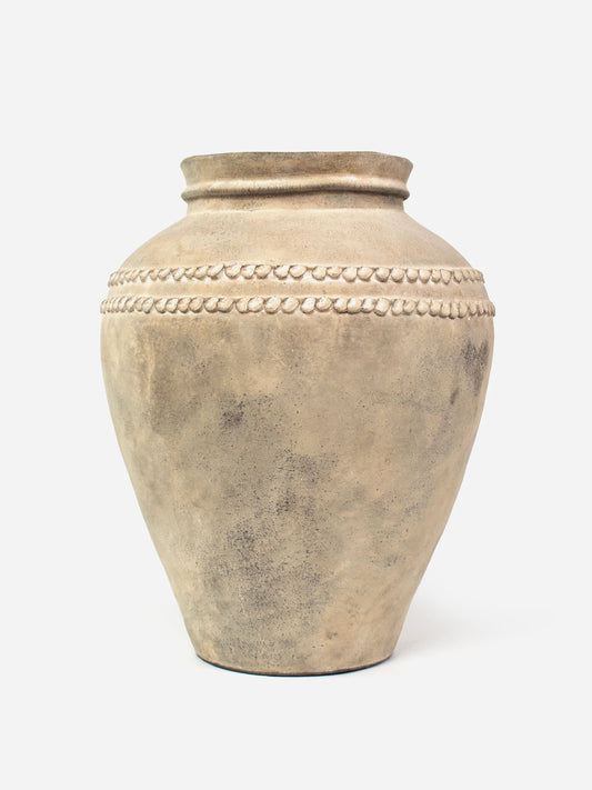 Lombok Antique Beaded Urn (Medium) 45cm(W) x 50cm(H)