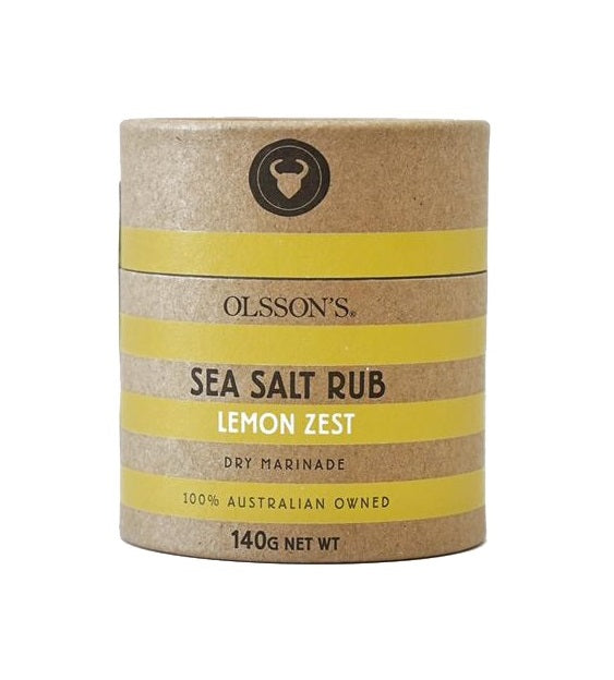 Olsson’s Sea Salt Rub Lemon Zest Canister