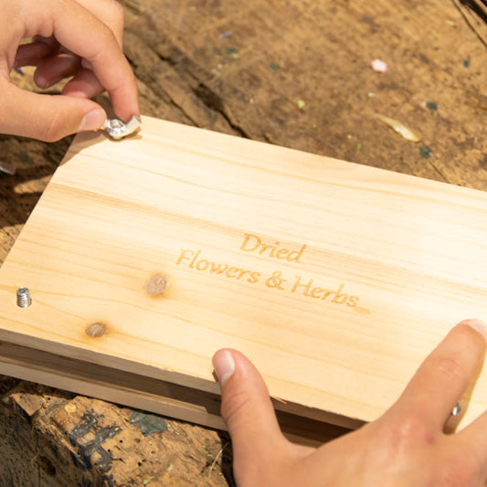 Dried Flower Press With Screws