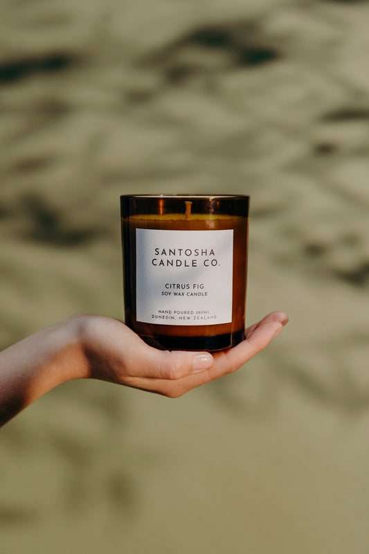 Santosha Candle Co - Citrus Fig
